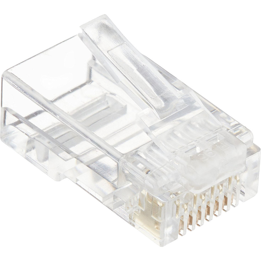 4XEM 1000PK Cat5e RJ45 Ethernet Plugs/Connectors - 1000 Pack - 1 x RJ-45 Network Male - Clear