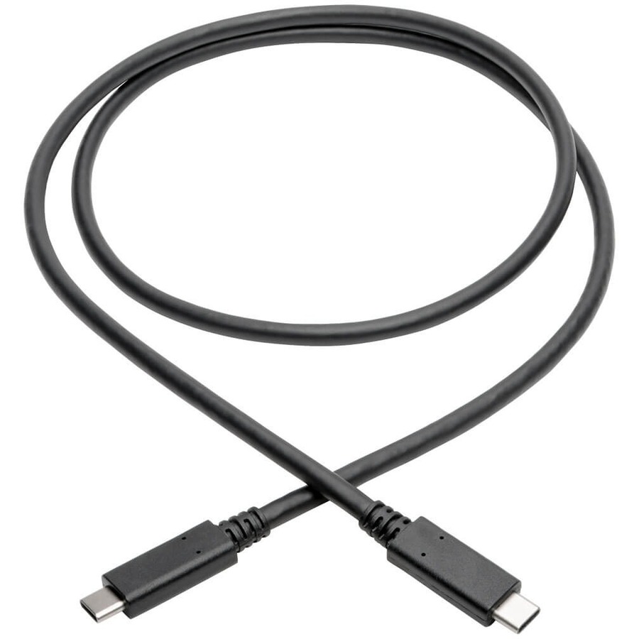 Tripp Lite by Eaton USB-C Cable (M/M) - USB 3.2 Gen 2 (10 Gbps) 5A (100W) Rating Thunderbolt 3 Compatible 3 ft. (0.91 m)
