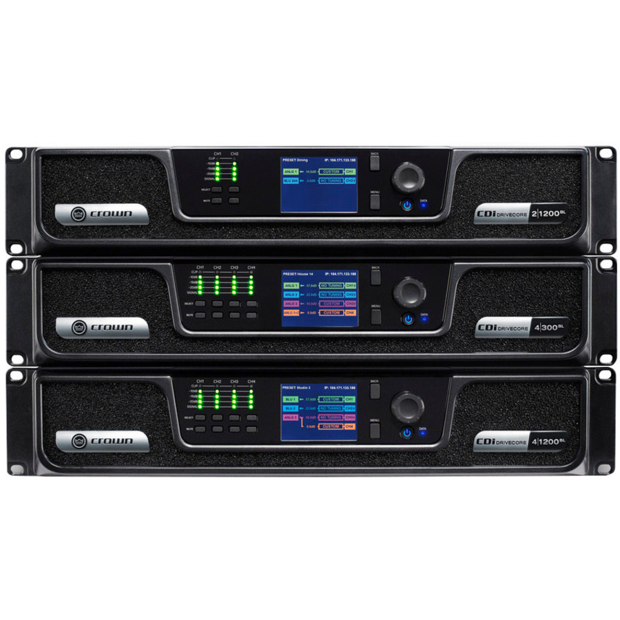 CROWN 4x600 Power Amp — alternate view 1