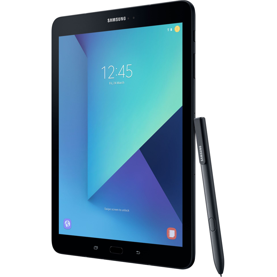 Samsung Galaxy Tab S3 SM-T827 Tablet - 9.7" - Kryo Dual-core (2 Core) 2.15 GHz + Kryo Dual-core (2 Core) 1.60 GHz - 4 GB RAM - 32 GB Storage - Android 7.0 Nougat - 4G - Black