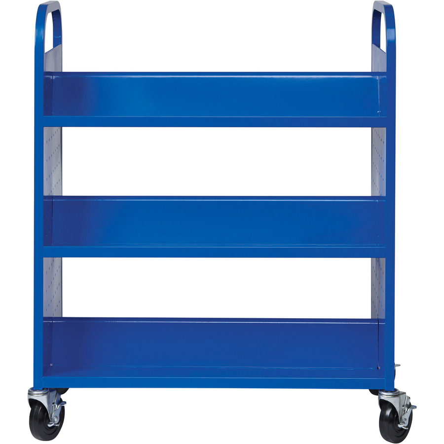 Lorell Double-sided Book Cart 99931 