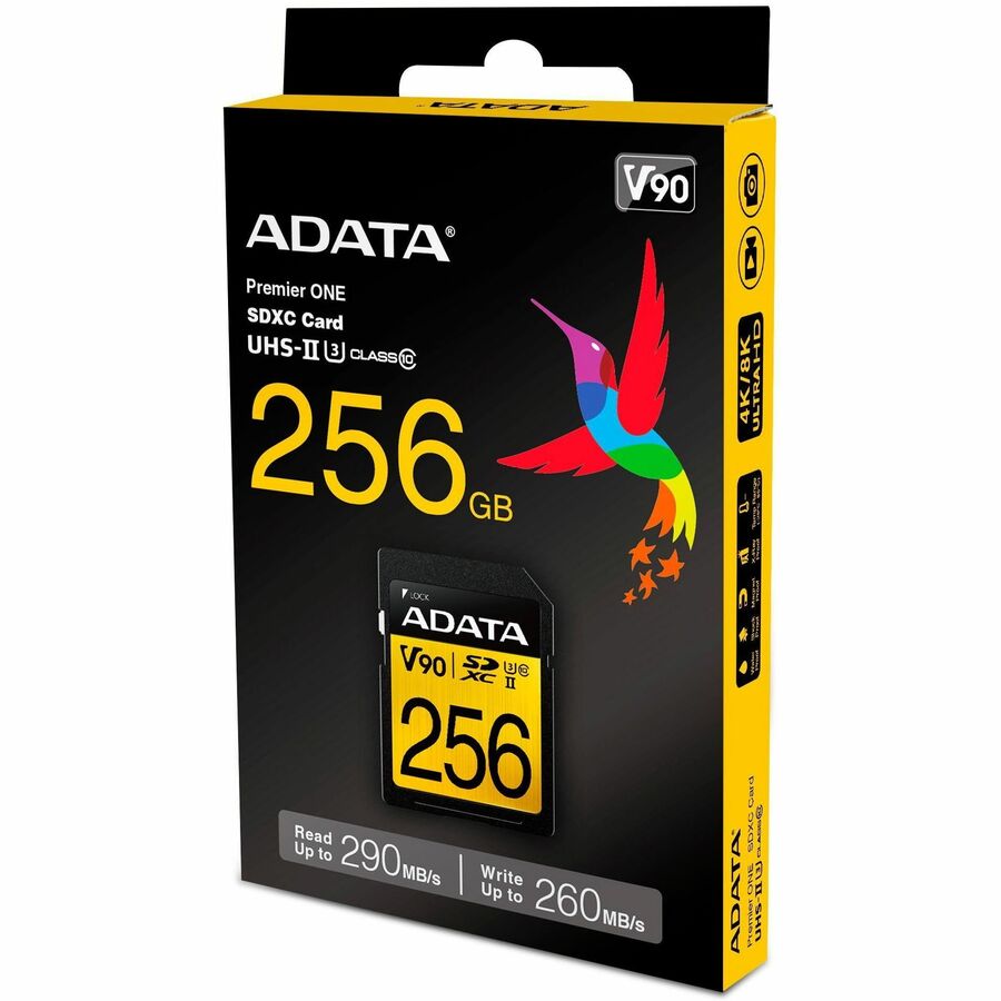 Adata Premier ONE 256 GB Class 10/UHS-II (U3) V90 SDXC