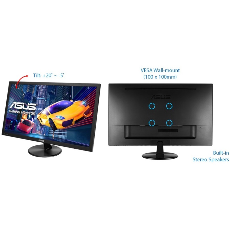 Asus VP247QG 23.6" Full HD WLED Gaming LCD Monitor - 16:9 - Black_subImage_5