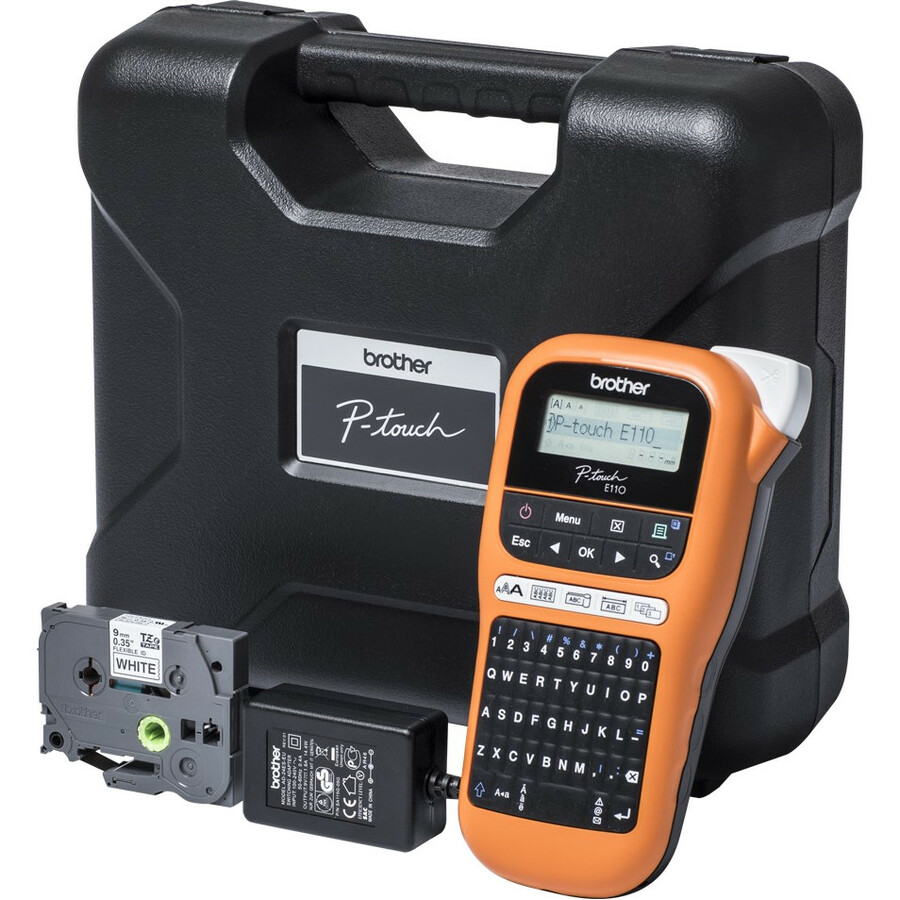 Brother PT-E110VP Industrial Handheld Labeller - Electronic Label Makers - BRTPTE110VP