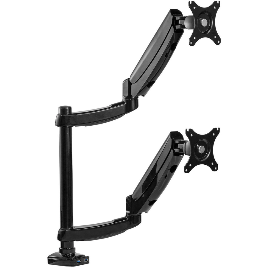 Fellowes Platinum Series Dual Stacking Monitor Arm - 2 Display(s) Supported - 27" Screen Support - 19.96 kg Load Capacity - 1 Each = FEL8043401