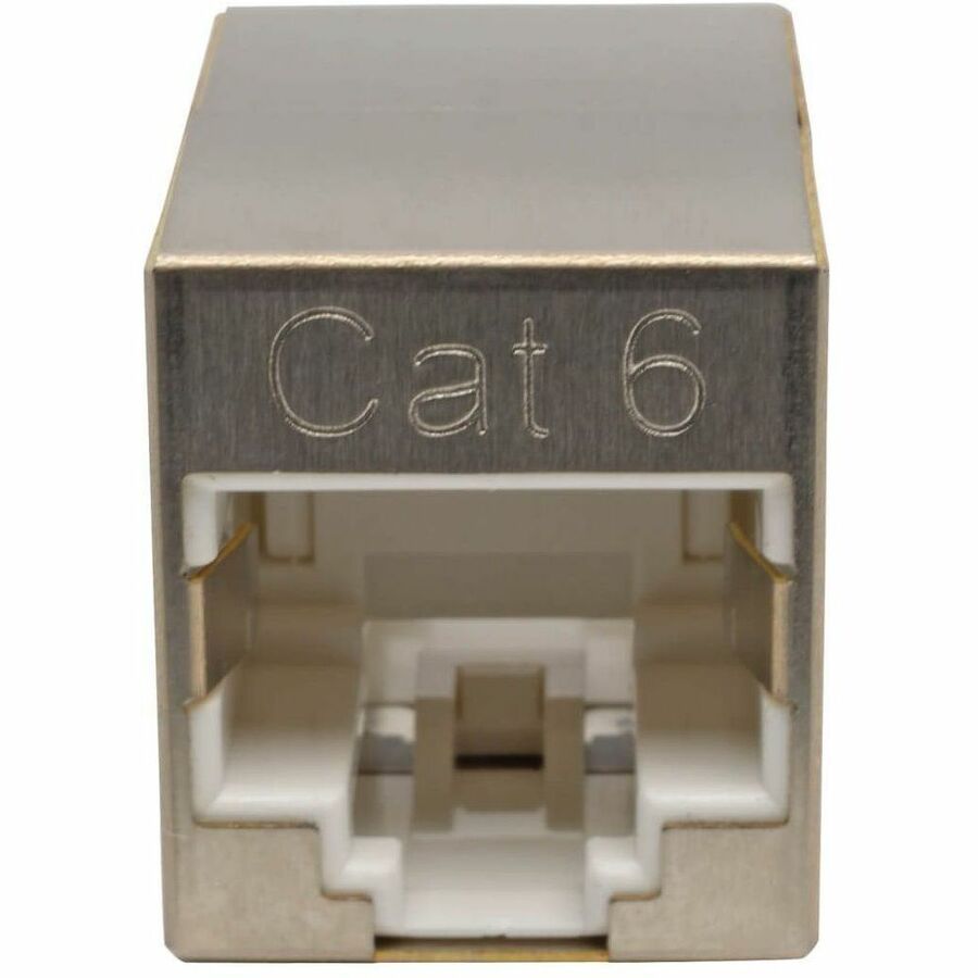 Tripp Lite by Eaton Cat6 Straight-Through Modular Shielded Compact In-Line Coupler (RJ45 F/F), TAA