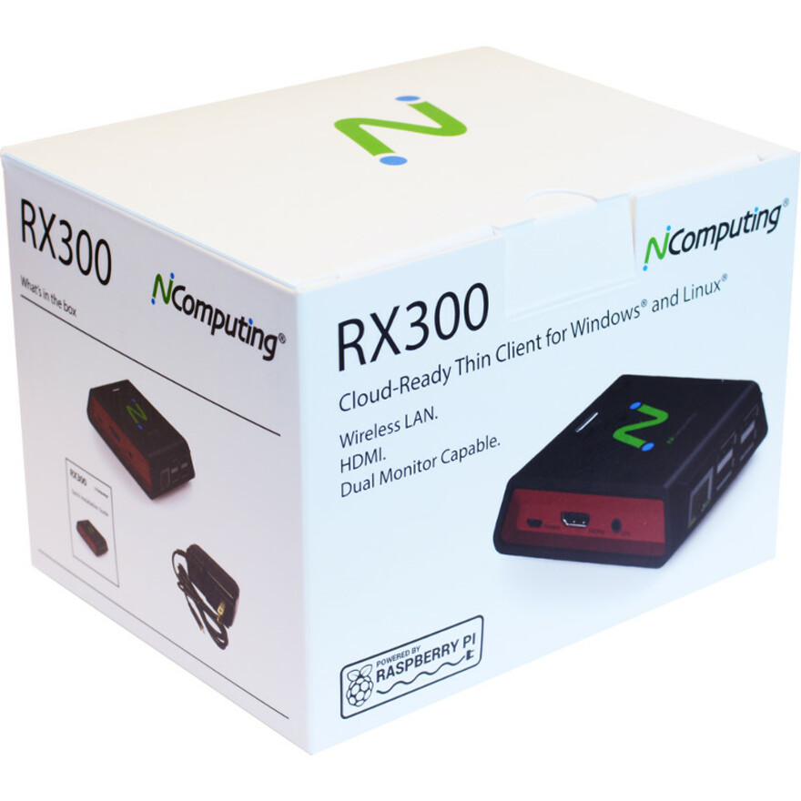 NComputing RX RX300 Ultra Small Thin Client - Broadcom Cortex A53 BCM2837 Quad-core (4 Core) 1.20 GHz