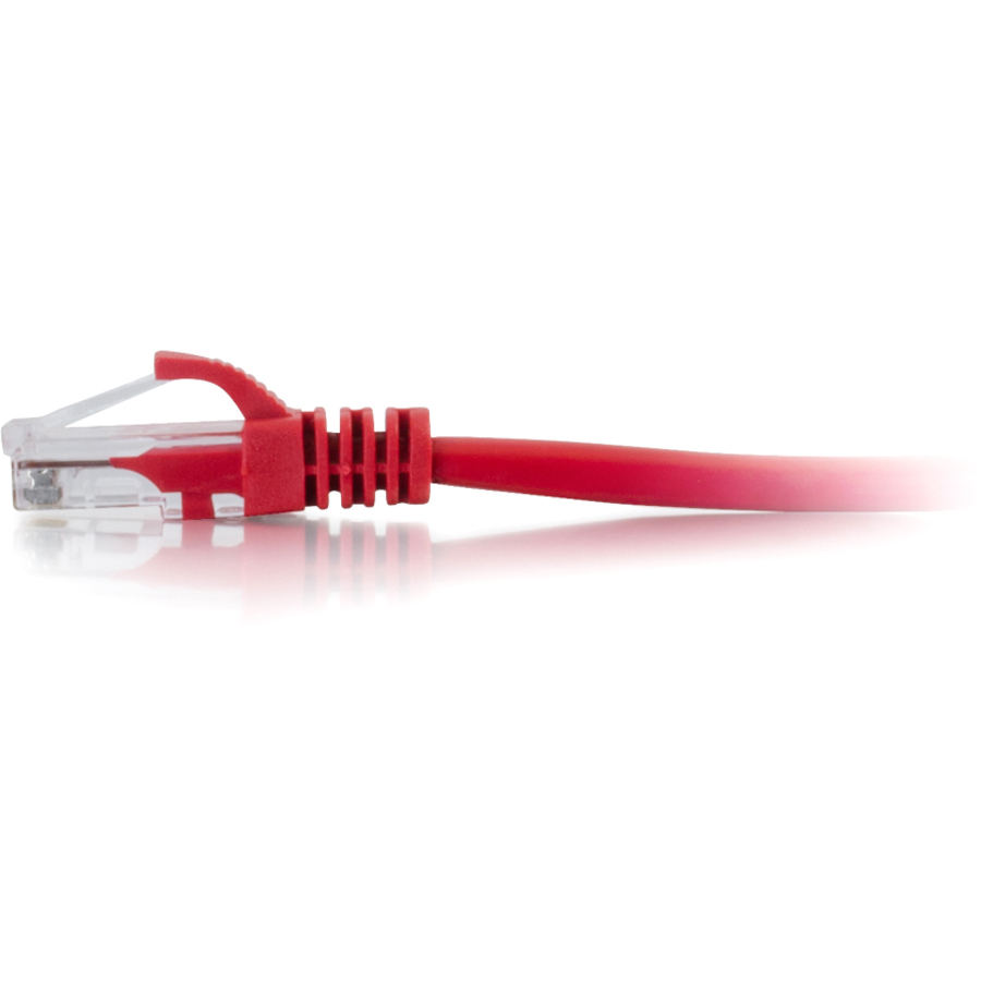 C2G-100ft Cat5e Snagless Unshielded (UTP) Network Patch Cable - Red