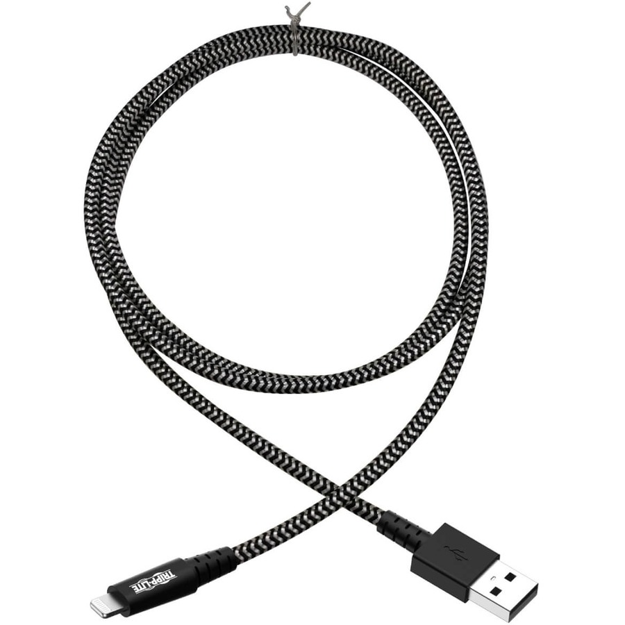 Tripp Lite by Eaton Heavy-Duty USB-A to Lightning Sync/Charge Cable, MFi Certified - M/M, USB 2.0, 6 ft. (1.83 m)