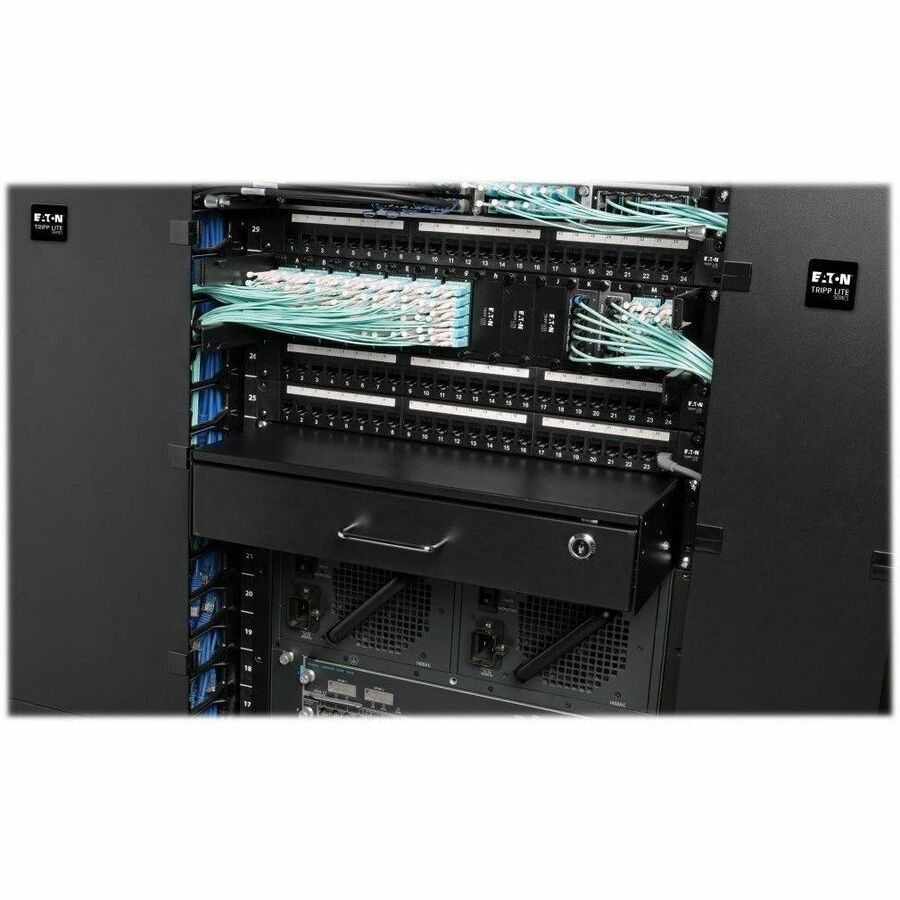 Tripp Lite by Eaton 2U Locking Rackmount Storage Drawer Rack Enclosures/ Open Frame