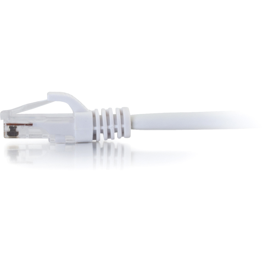 Legrand C2G 1 ft white Cat6 molded snagless patch cable — alternate view 1