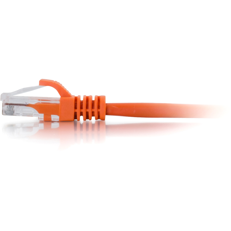 C2G 75ft Cat6 Snagless Unshielded (UTP) Ethernet Cable - Cat6 Network Patch Cable - PoE - Orange
