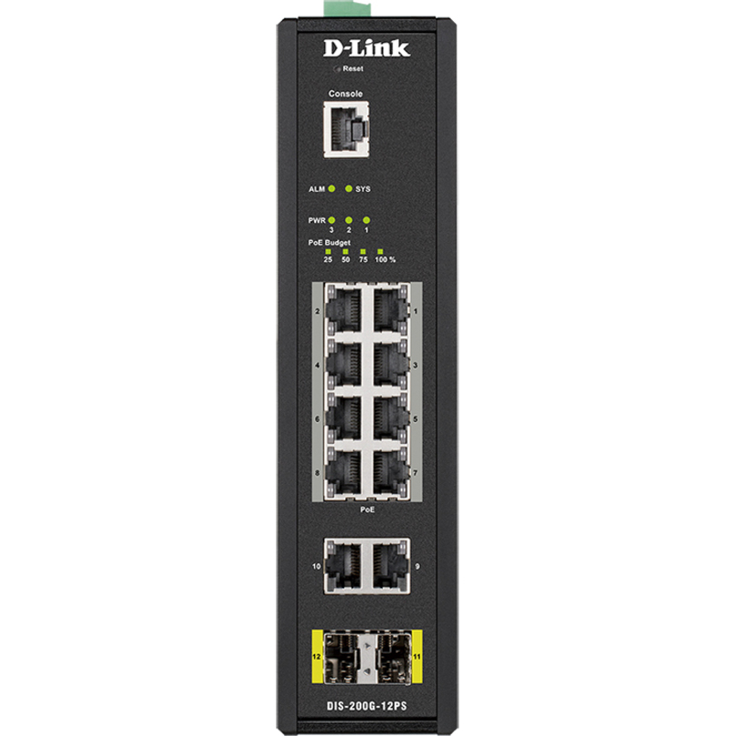 D-Link DIS-200G-12PS Ethernet Switch