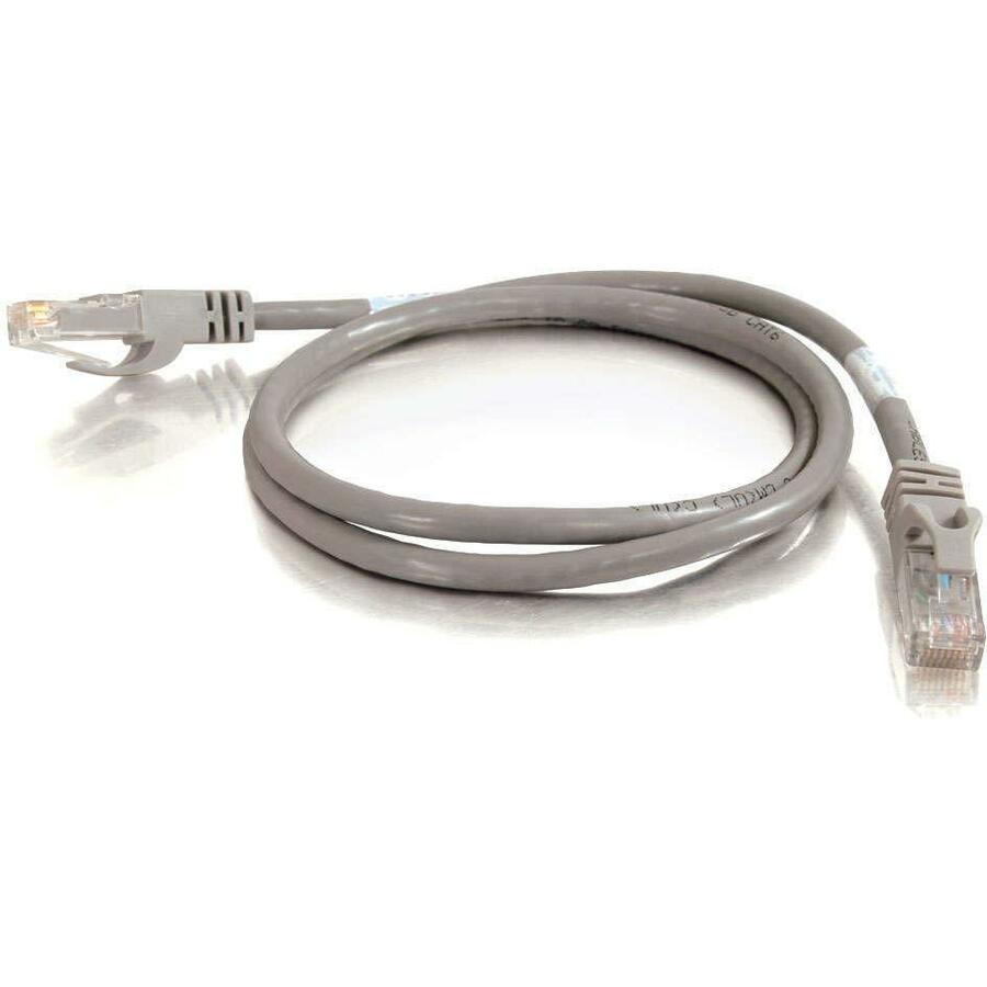 C2G-3ft Cat6 Snagless Crossover Unshielded (UTP) Network Patch Cable - Gray