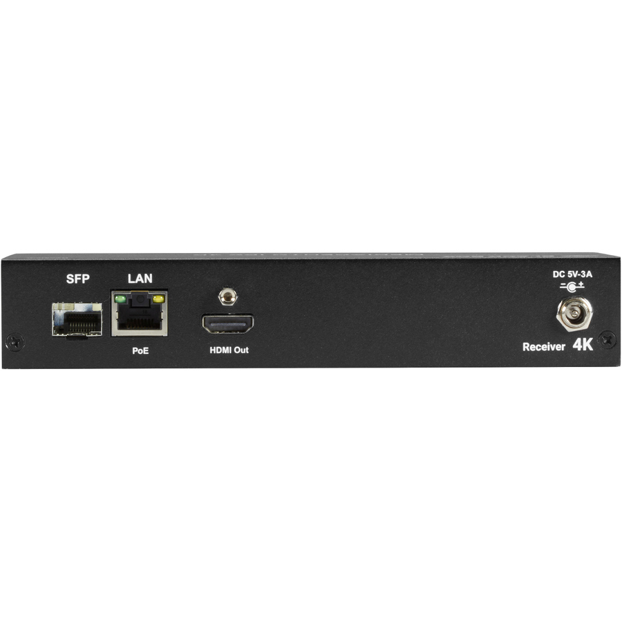 Black Box MediaCento IPX 4K Receiver - HDMI, USB, Serial, IR, Audio