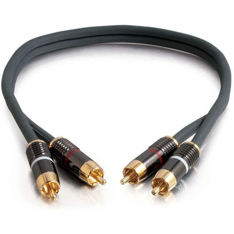 Monoprice Cat6A 7 ft black Ethernet patch cable with gold-plated RJ-45 connectors — alternate view 1