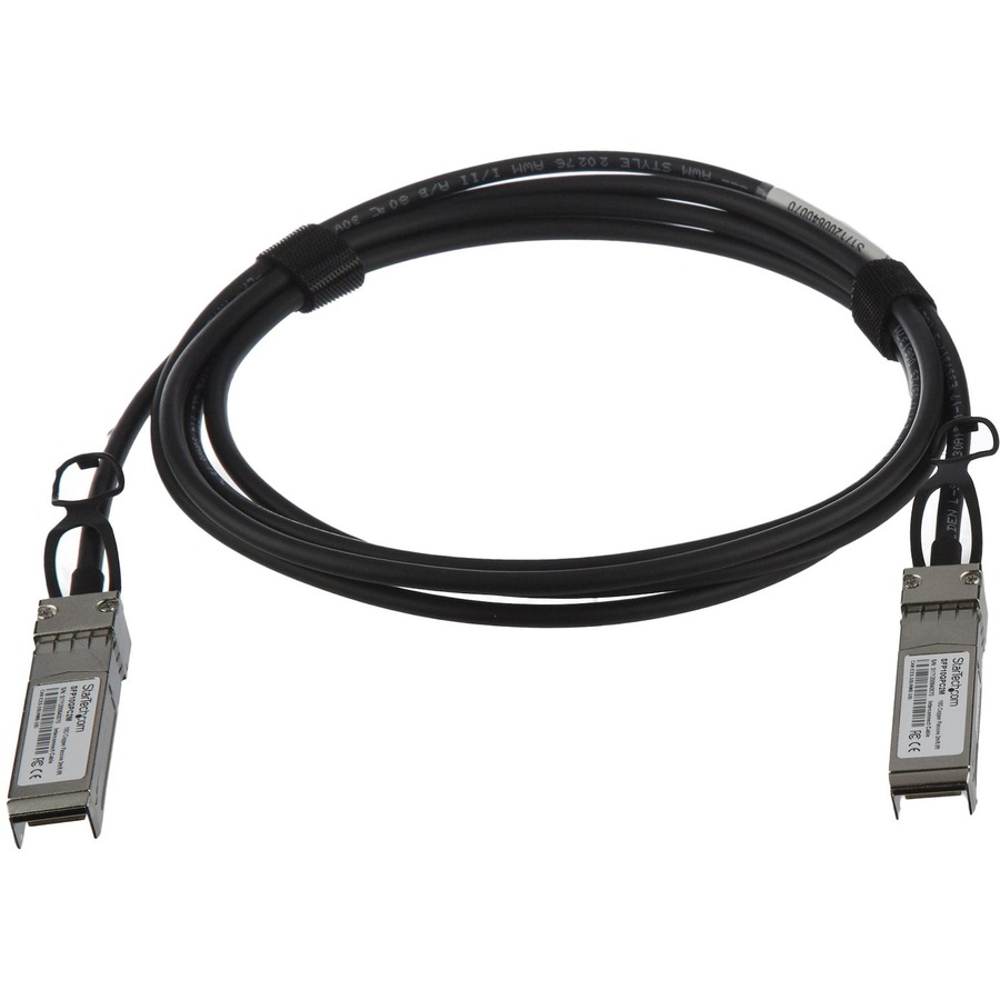 MSA Uncoded Compatible 2m 10G SFP+ to SFP+ Direct Attach Cable  10 GbE SFP+ Copper DAC 10 Gbps Low Power Passive Twinax SFP+ Direct-Attach  Twinax cable complies w/ MSA