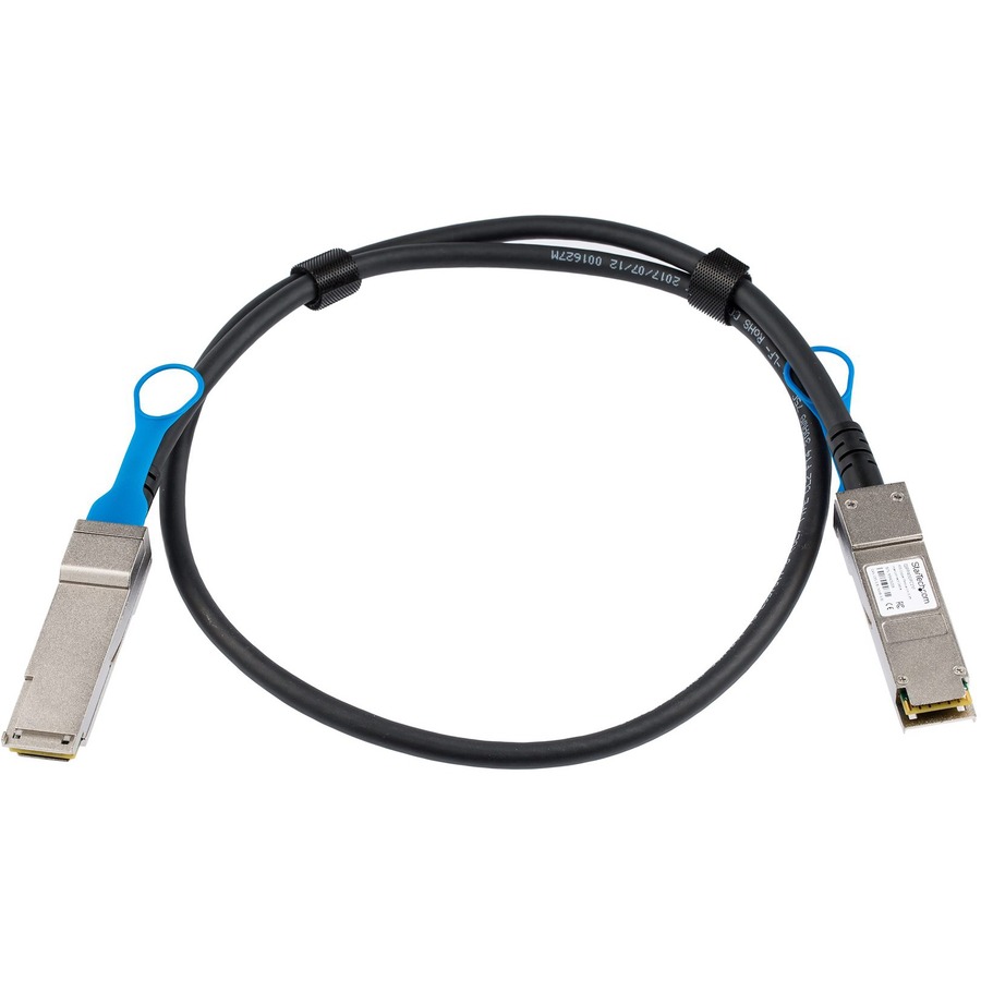 MSA Uncoded Compatible 1m 40G QSFP+ to QSFP+ Direct Attach  Cable 40 GbE QSFP+ Copper DAC 40 Gbps Low Power Passive Twinax QSFP+  Direct-Attach Twinax cable complies w/ MSA
