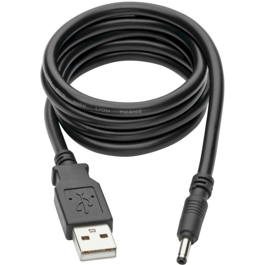 Tripp Lite U152-003-3P5 Standard Power Cord - For Hard Drive, Bluetooth Headset, Credit Card Reader, Wireless Router - Black - 3 ft Cord Length