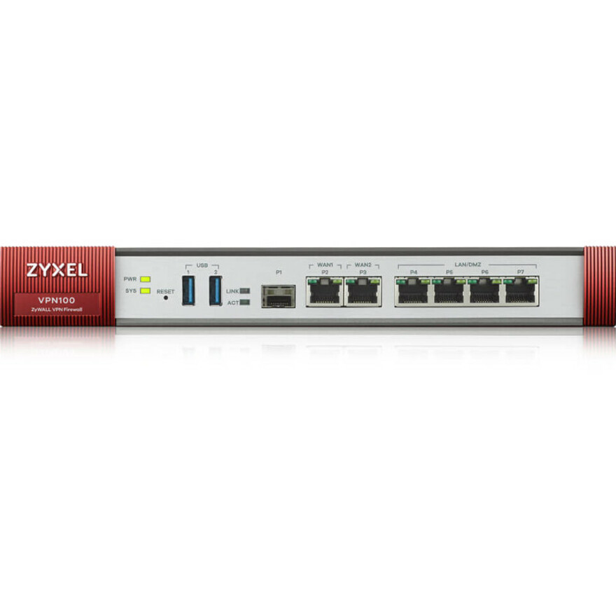 ZyXEL ZyWALL VPN100 Network Security/Firewall Appliance