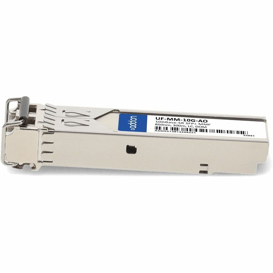 AddOn Ubiquiti UF-MM-10G compatible 10G SFP+ multimode transceiver with LC connector and 850 nm wavelength — alternate view 1