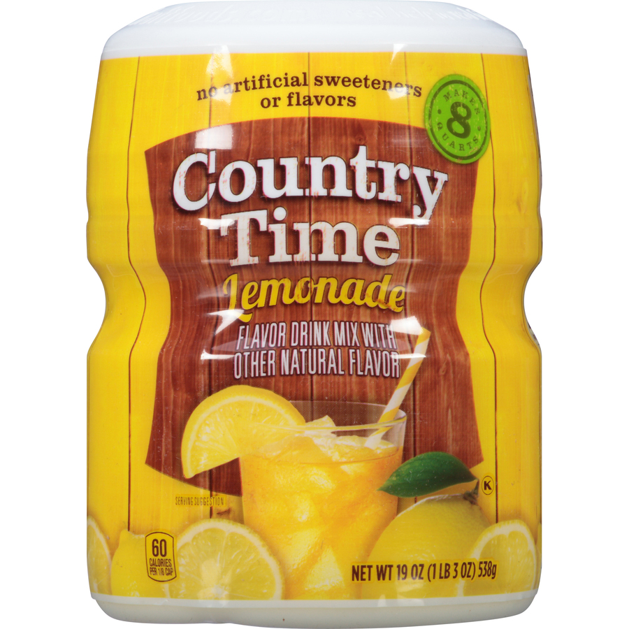 Country Time Lemonade Drink Mix, 19 oz Jar - Juice | The Kraft Heinz ...