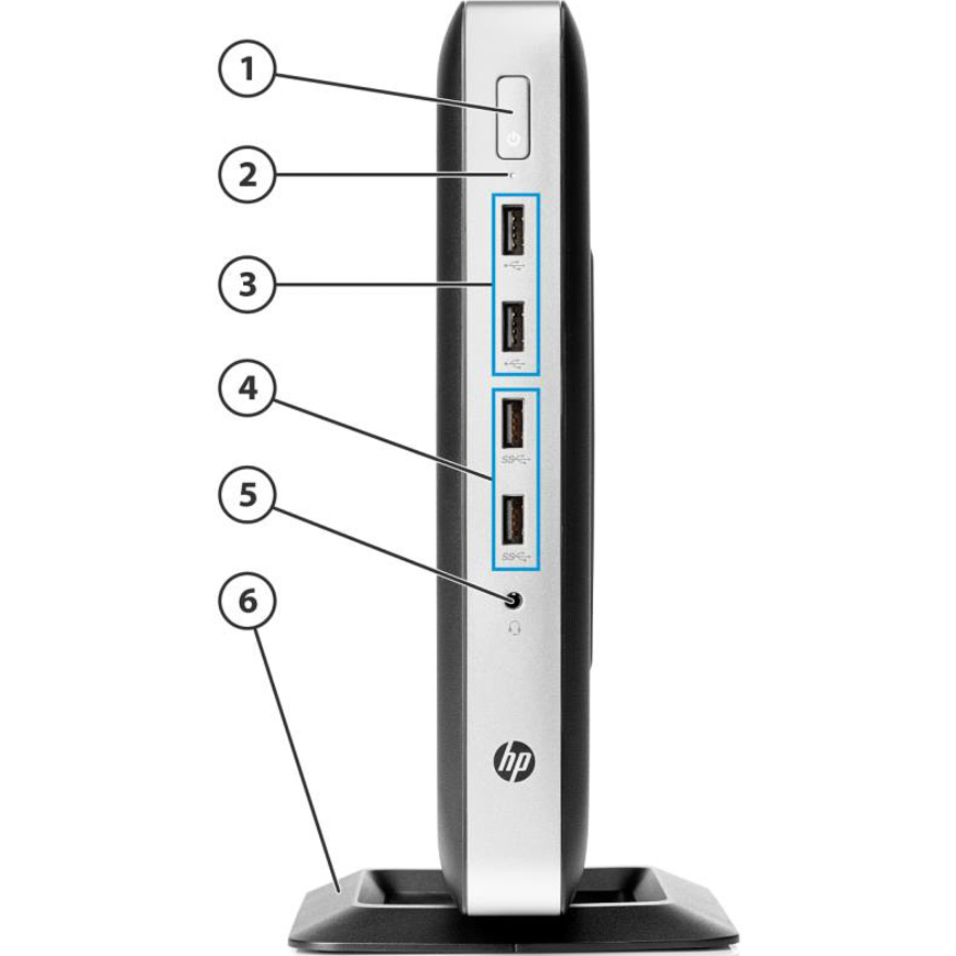 HP t630 Thin Client - AMD G-Series GX-420GI Quad-core (4 Core) 2 GHz