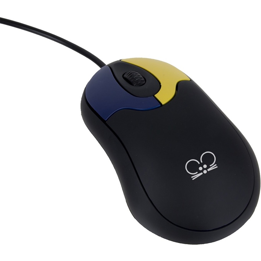 Ablenet Tiny Mouse with 2 Buttons and Scroll Wheel, Wired. Half the size of a standard mouse