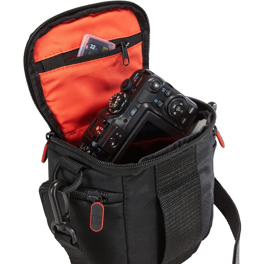 Black CASE LOGIC hybrid camera case for transporting camera equipment — alternate view 1