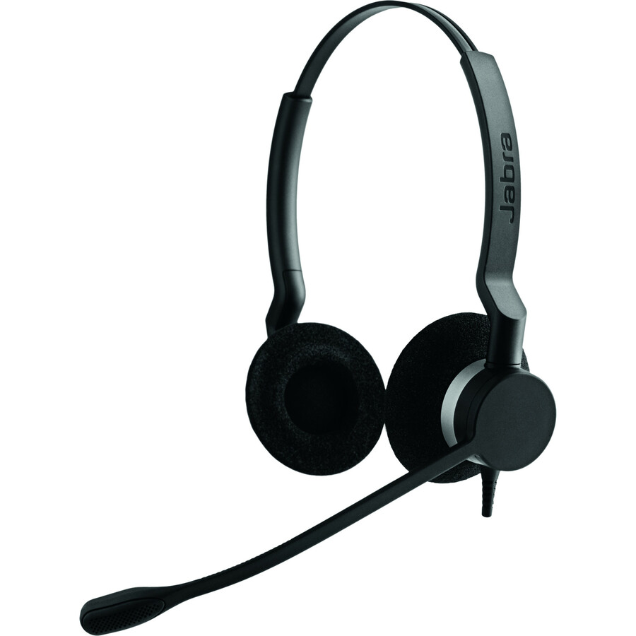 Jabra BIZ 2300 Headset - Stereo - USB Type C - Wired - 32 Ohm - 70 Hz - 16 kHz - Over-the-head - Binaural - Supra-aural - 7.7 ft Cable - Noise Cancelling, Uni-directional Microphone - Noise Canceling = JBR2399823189