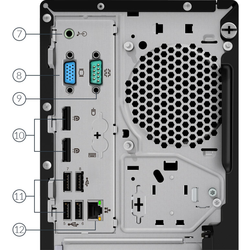 Lenovo ThinkCentre M720t 10SQ001HUS Desktop Computer - Intel Core i5 8th Gen i5-8400 2.80 GHz - 8 GB RAM DDR4 SDRAM - 1 TB HDD - Tower