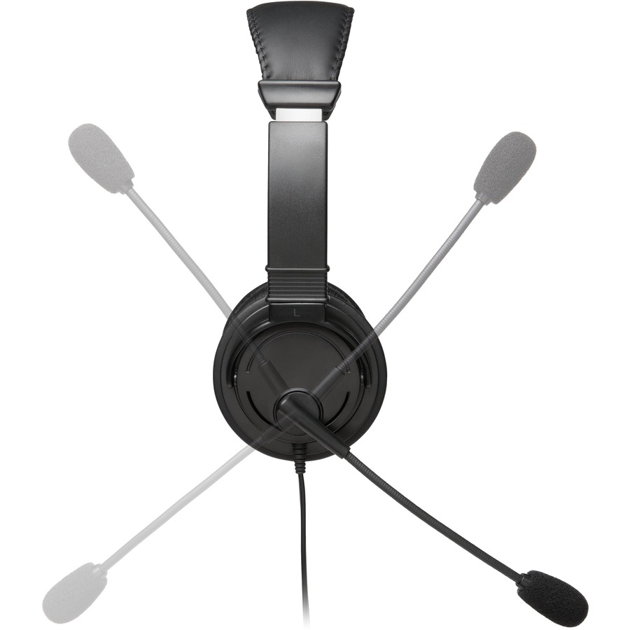Kensington Hi-Fi Headphones - Stereo - USB - Wired - Over-the-head - Binaural - Circumaural - 6 ft Cable - Noise Cancelling Microphone - PC Headsets & Accessories - KMW97603