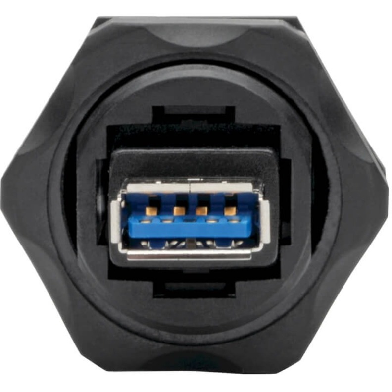 Tripp Lite by Eaton USB 3.0 Coupler SuperSpeed 3.0/3.1 Industrial - USB-A F/F Shielded IP68 Dust Cap TAA