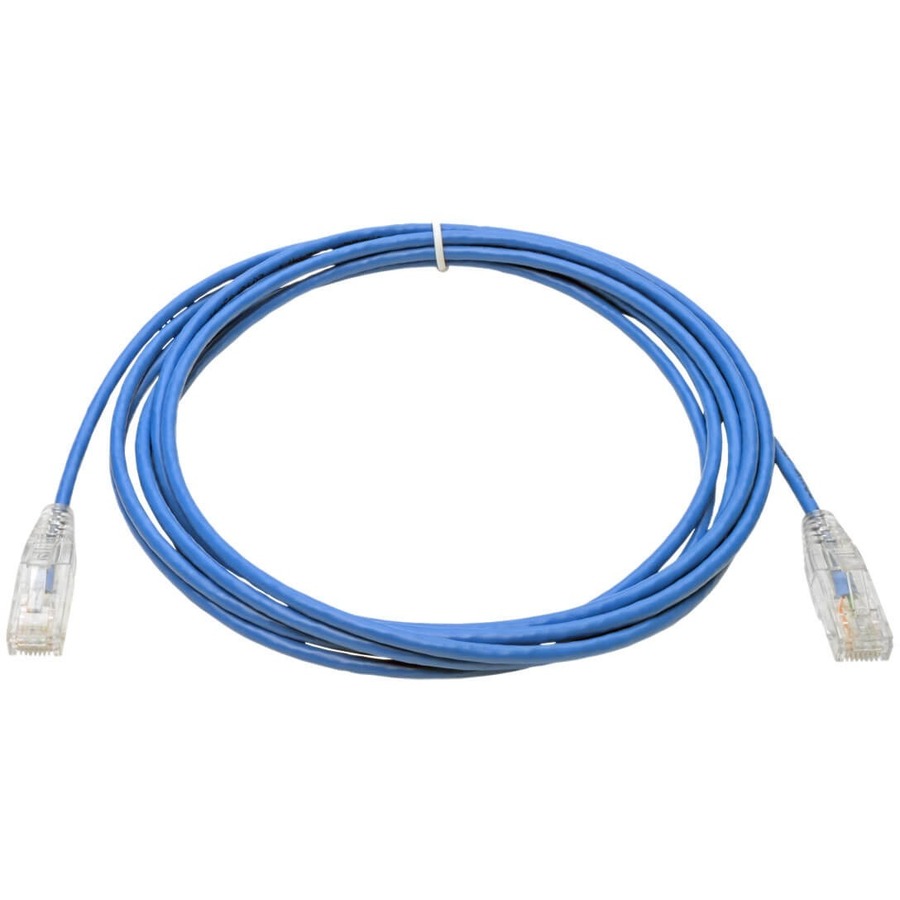 Tripp Lite by Eaton Cat6 Gigabit Snagless Slim UTP Ethernet Cable (RJ45 M/M) PoE Blue 10 ft. (3.05 m)