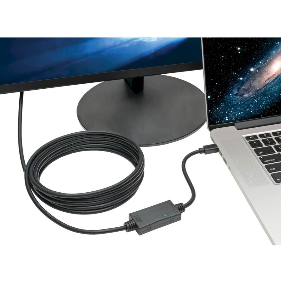 Eaton Tripp Lite Series Mini DisplayPort 1.2 to DVI Active Adapter Cable (M/M), 1080p, 10 ft. (3.1 m), TAA
