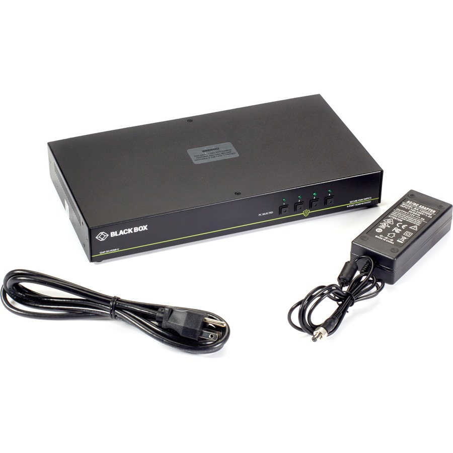 Black Box NIAP 3.0 Secure 4-Port Single-Head HDMI KVM Switch