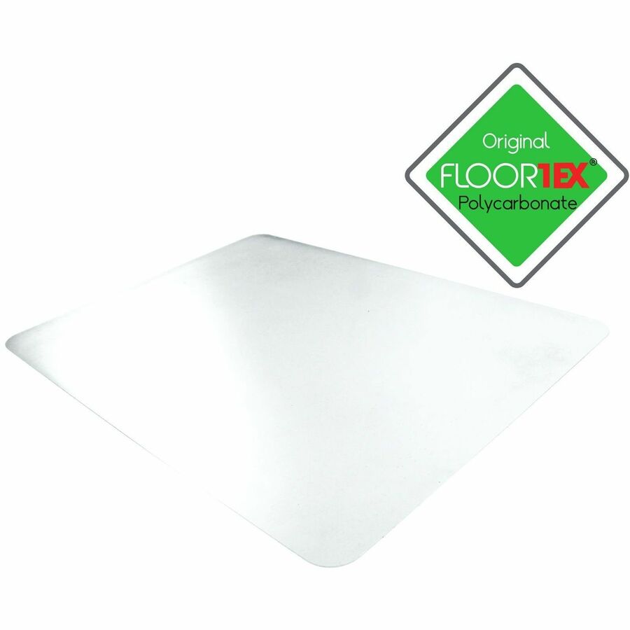 Desktex® Polycarbonate Place Mats (set of 4) - 12" x 18" - Clear Rectangular Polycarbonate Desk Pad Pack of 4 - 18" L x 12" W x 0.03" D