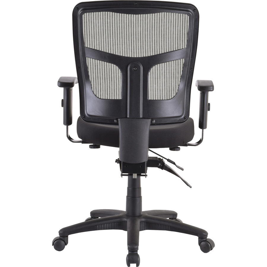 Lorell Mid-Back Chair Frame - Black - 1 Each = LLR86211