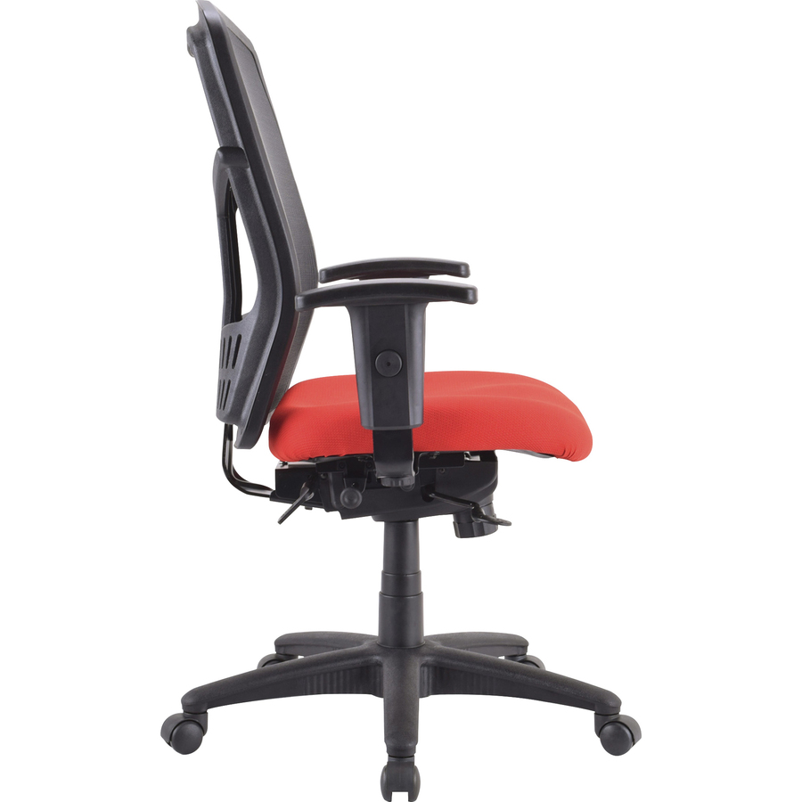 Lorell Premium Seat - Red - Fabric - 1 Each = LLR86214