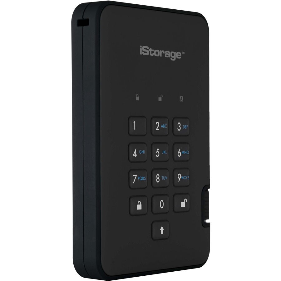 iStorage diskAshur2 SSD 256GB Secure Portable Solid State Drive | Password protected |Dust/Water Resistant | Hardware encryption. IS-DA2-256-SSD-256-B