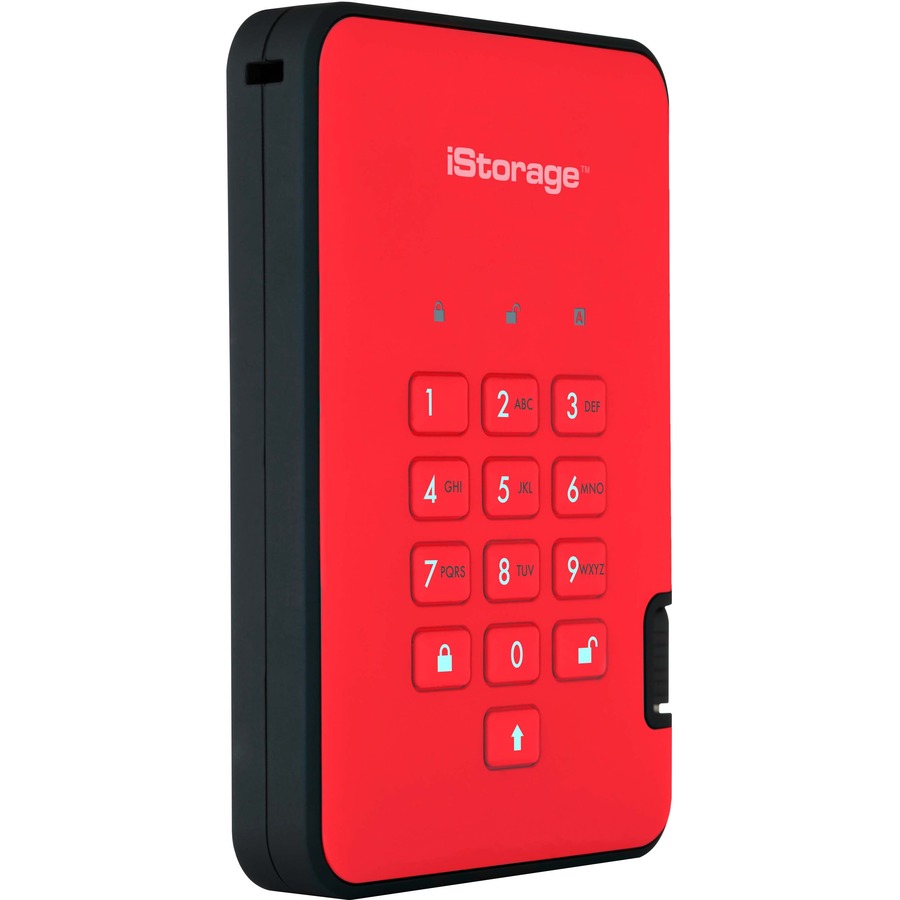 iStorage diskAshur2 SSD 512GB Secure Portable Solid State Drive | Password protected |Dust/Water Resistant | Hardware encryption. IS-DA2-256-SSD-512-R
