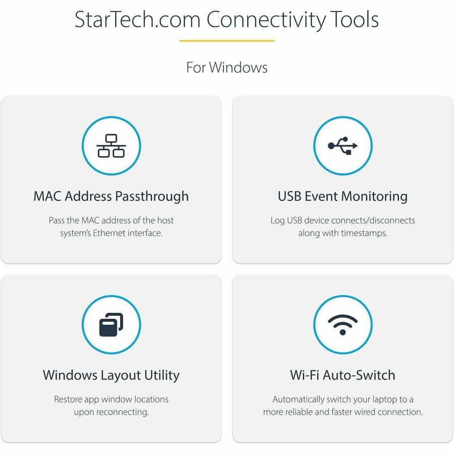 StarTech USB C Dock - 4K Dual Monitor DisplayPort Docking Station - 100W Power Delivery Passthrough, GbE, 2x USB-A - Multiport Adapter
