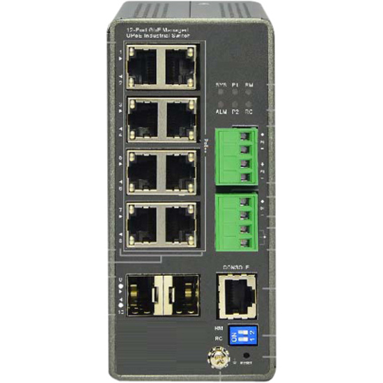 Transition Networks Managed Hardened Gigabit Ethernet PoE++ Switch