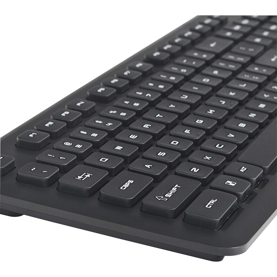 Verbatim Wireless Slim Keyboard - Wireless Connectivity - RF - USB Type A Interface - Computer - PC, Windows, Mac OS, Linux - AAA Battery Size Supported - Keyboards - VER99793