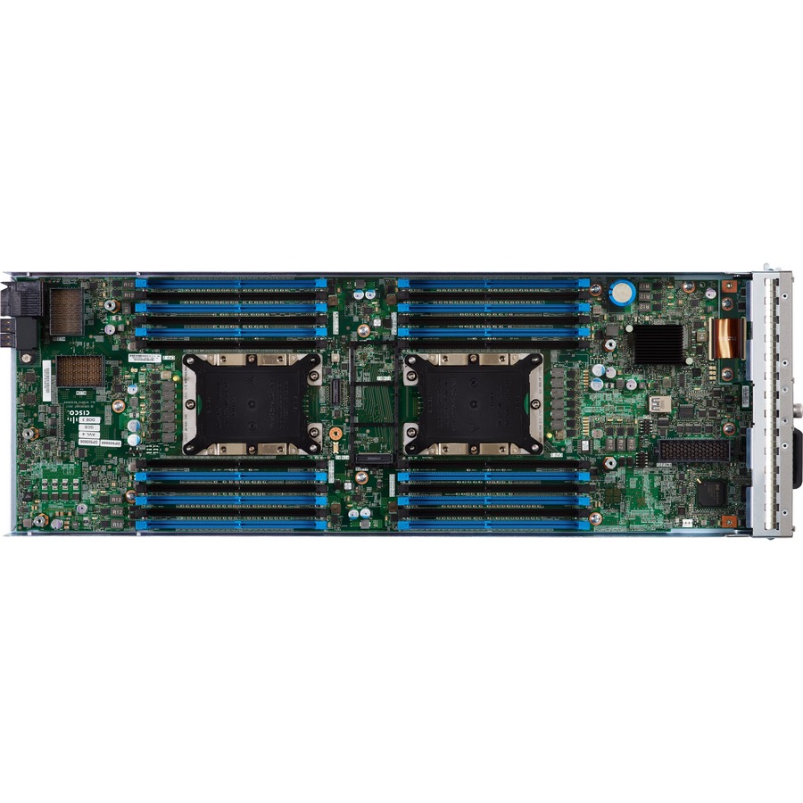 Cisco B200 M5 Blade Server - 2 x Intel Xeon Silver 4114 2.20 GHz - 96 GB RAM - Serial ATA, 12Gb/s SAS Controller