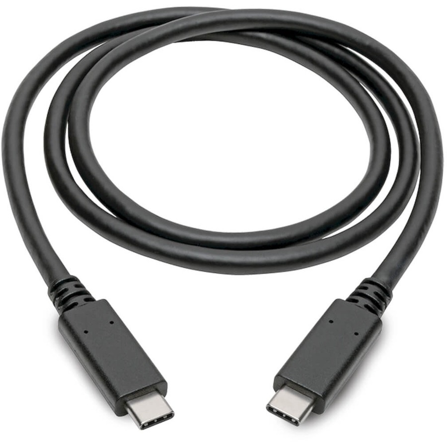 Tripp Lite Thunderbolt 3 Data Transfer Cable - 3 ft Thunderbolt 3 Data Transfer Cable for Notebook, MacBook, Chromebook, Ultrabook, Smartphone, Docking Station, Wall Charger, Hard Drive, Flash Drive, Computer, Tablet, ... - First End: 1 x USB 3.1 (Gen 1)