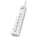 APC PE66WG SurgeArrest 6-Outlets Surge Protector - 1080-Joules White / Grey (PE66WG) - 6 Feet Cord