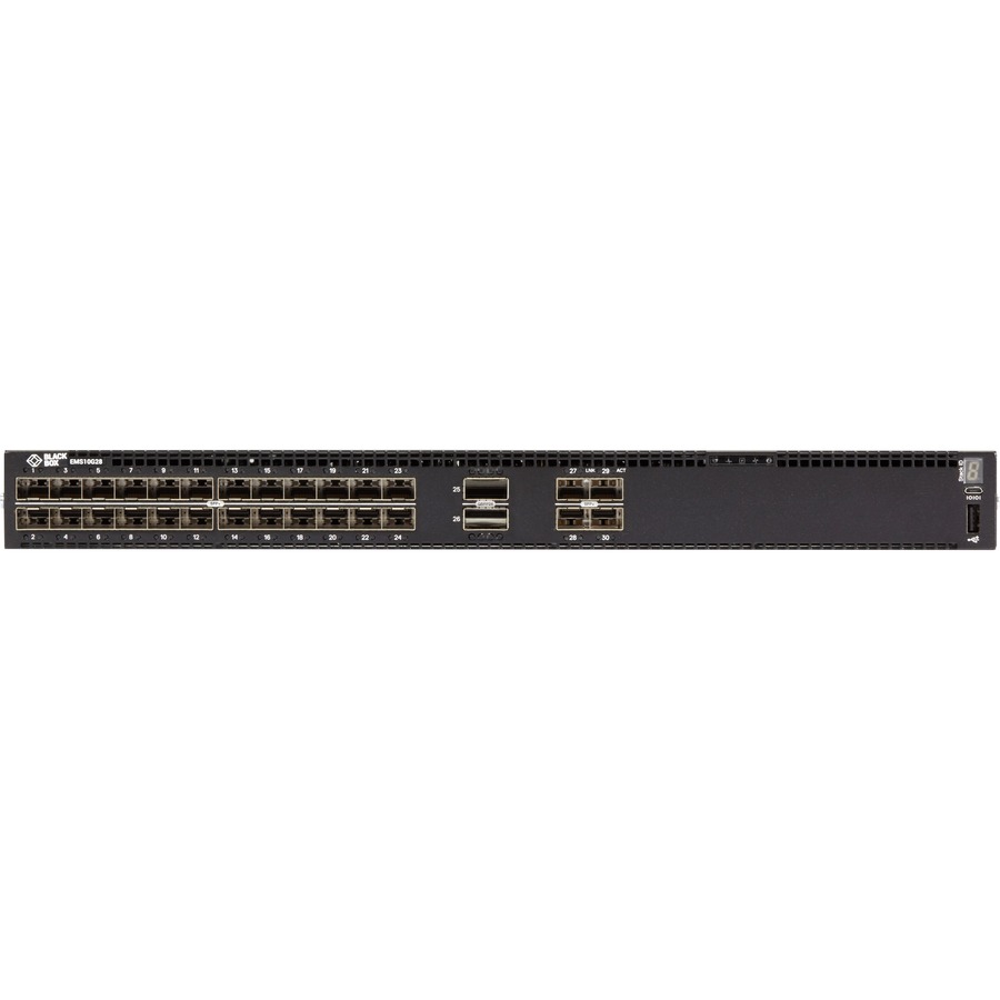 Black Box 28 PT 10Gb Network Switch - 10-Gigabit Ethernet Network Switch, 28-Port