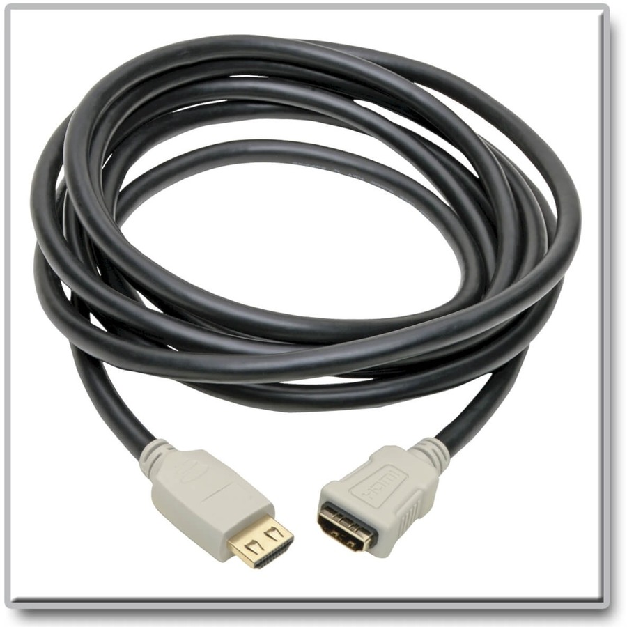 Eaton Tripp Lite Series High-Speed HDMI Extension Cable (M/F) - 4K 60 Hz, HDR, 4:4:4, Gripping Connector, 6 ft.