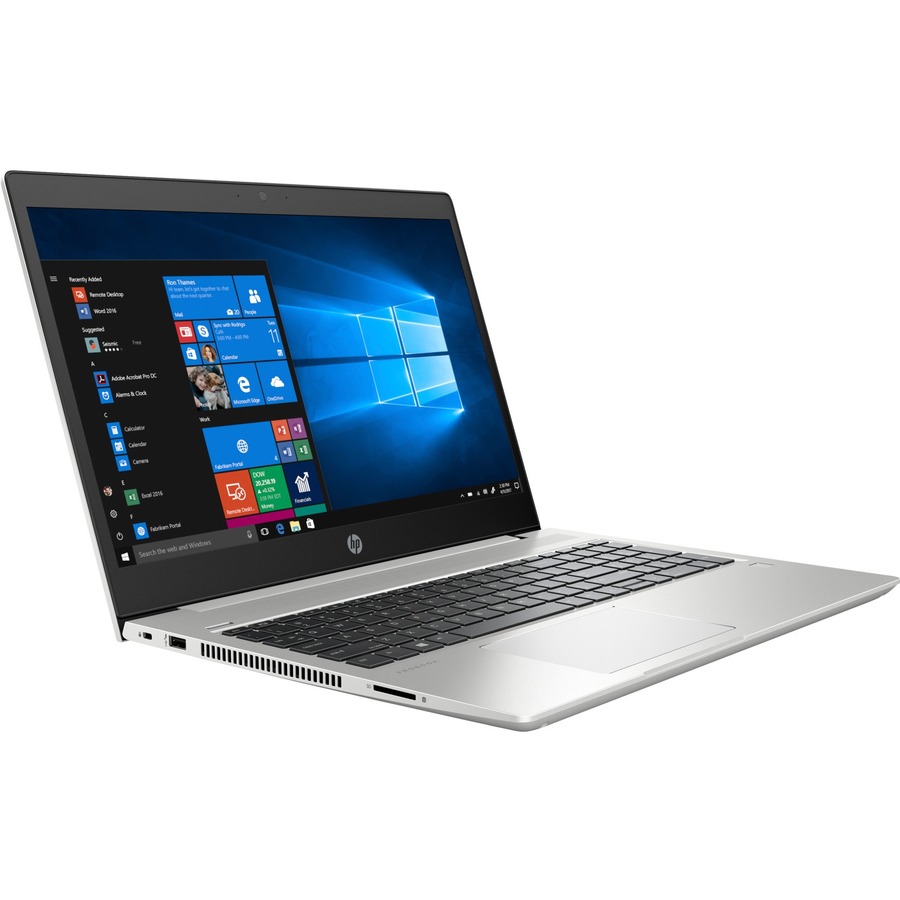 HP ProBook 455 G6 15.6" Notebook - 1920 x 1080 - AMD Ryzen 7 PRO 2700U Quad-core (4 Core) 2.20 GHz - 16 GB Total RAM - 256 GB SSD - Natural Silver